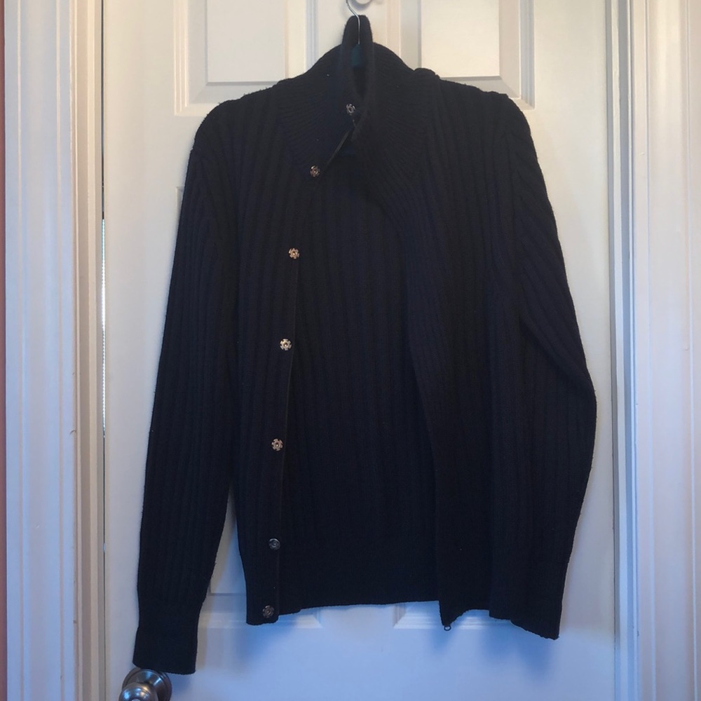 Montezemolo - Navy Blue Cardigan Sweater